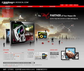 韓國(guó)數(shù)碼產(chǎn)品網(wǎng)頁(yè)模版PSD素材免費(fèi)下載指南