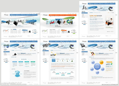 專業(yè)網(wǎng)頁(yè)模板與界面設(shè)計(jì)資源 韓文模板與源文件圖庫(kù)詳解